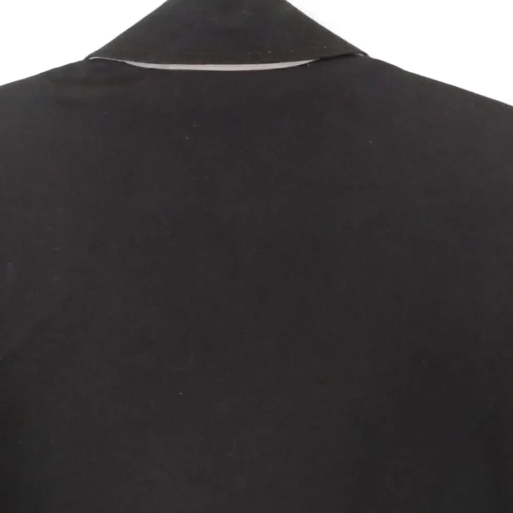 St John Womens Jacket Sz P Black‎ Red Ladybug Buttons & Lining Cuffs Business